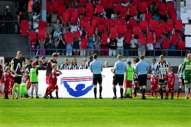 Det lär dröja innan vi får se en liknande inramning på Centralplan som när Jaro och VPS möttes i derbyt 2013.