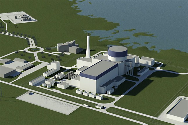 Rosatom skiss på Hanhineva-området.