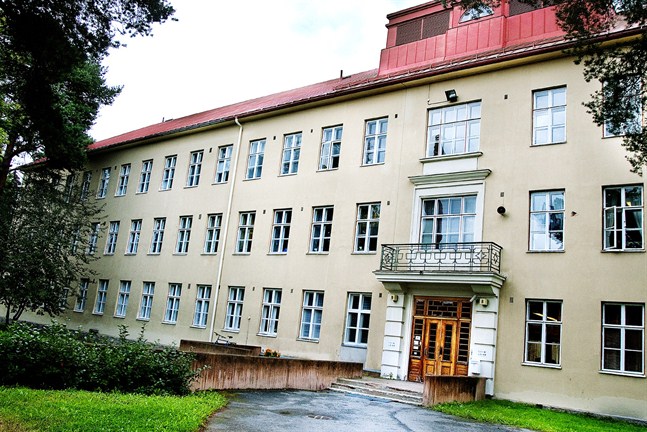 Roparnäs sjukhus. Här finns den psykiatriska specialistvården inom Vasa sjukvårdsdistrikt.