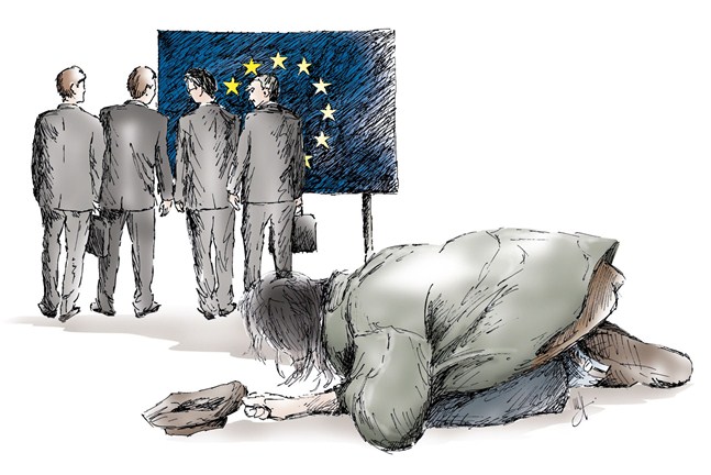 EU vänder ryggen åt minoritetsgrupper, däribland de utsatta och statslösa romerna. Enligt det gällande grundfördraget kan EU inte lagstifta om minoritetsrättigheter.