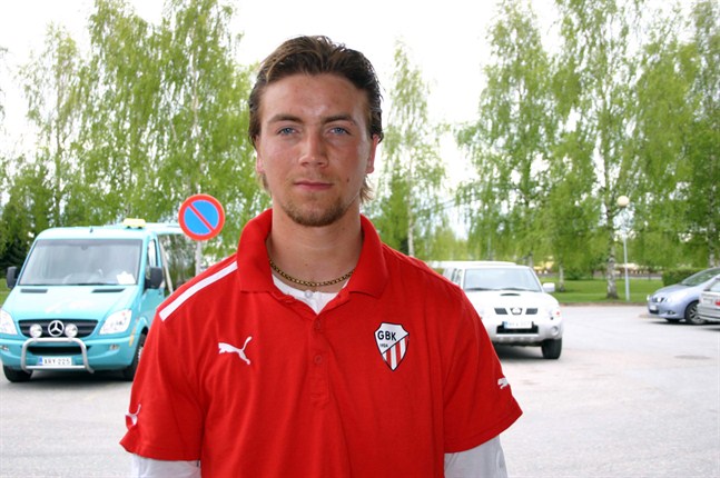 Petteri Jokihaara gjorde mål för GBK.