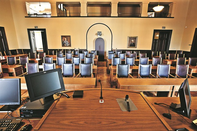 Vasas fullmäktigesal.