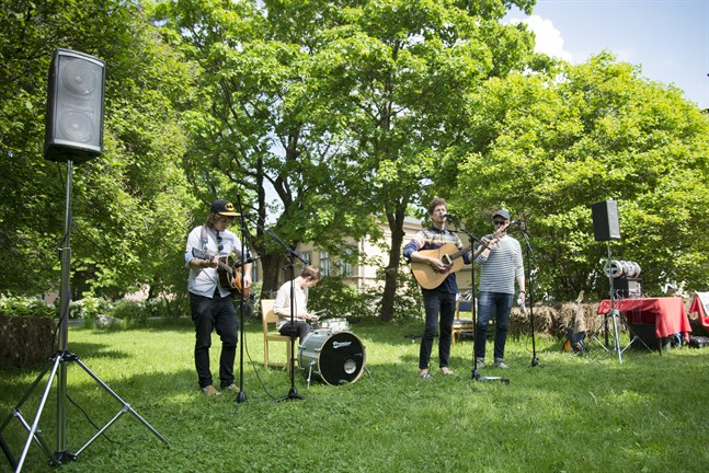 Timshel på Vasa Picnic 2015, då evenemanget hölls vid Kasernområdet.