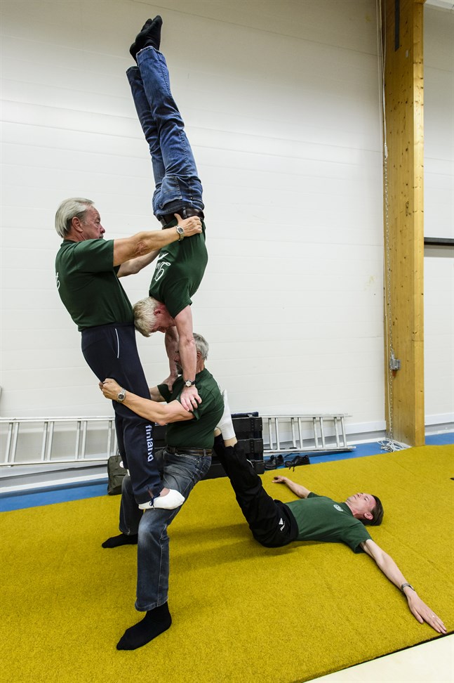 Tomas Porthin, Göran Blomqvist, Jean Lindén och Dan Backlund i aktion 2015.