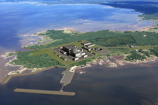 Kärnkraft är varken fossilfri, förnybar eller ren, skriver Lena Lagerstam i sitt debattinlägg. Kärnkraftverket på Hanhikivi beräknas tas i bruk 2028.
