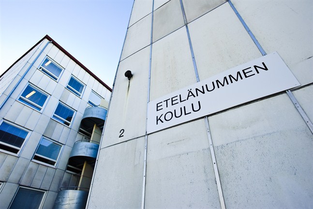 En sammandrabbning mellan två elever från Etelänummi skola är nu polissak.