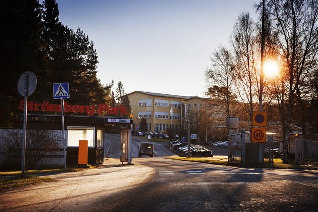 Kopparporten är en av ingångarna till Strömberg Park.
