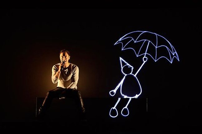 Måns Zelmerlöw framförde bidraget "Heroes" i Melodifestivalen 2015.