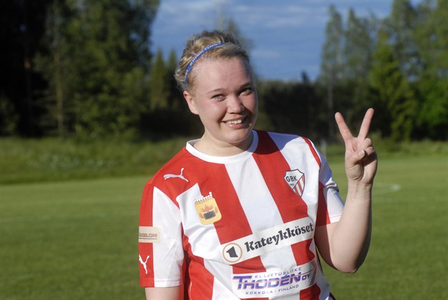 Ida Hägg-Mäkinen gjorde två mål när GBK besegrade FC-92 II.