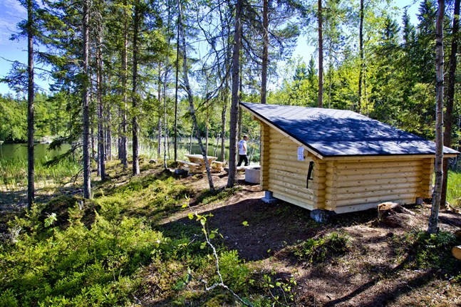 Denna rastplats finns längs Iskmo-Jungsund vandringsled.