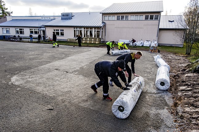 Kyrkostrands skola fick med aktiva föräldrars en hjälp en allaktivitetsplan för några år sedan.