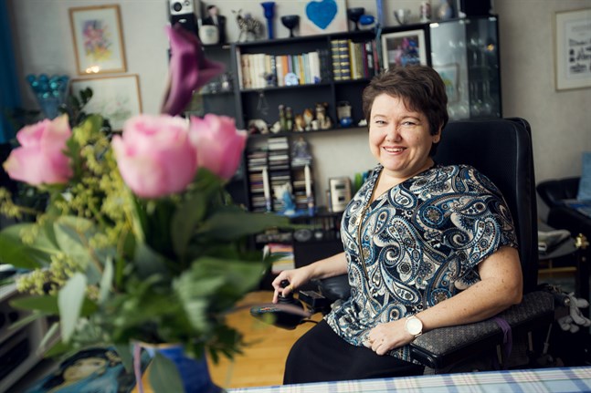 Carola Lithén väljer att alltid se positivt på livet, det är så mycket roligare så.