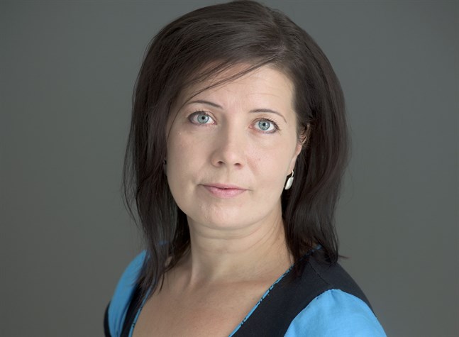 Journalistförbundets ordförande Hanne Aho.