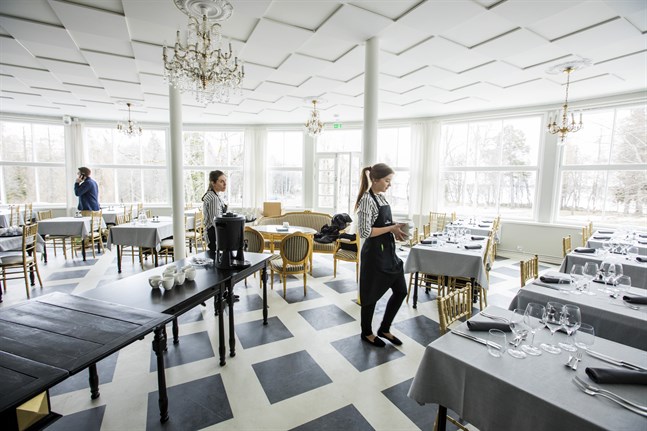 Restaurang Villa Sandviken.
