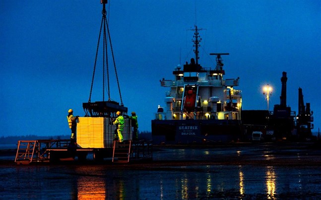 En hård Brexit kan slå hårt mot skogsindustrins export.