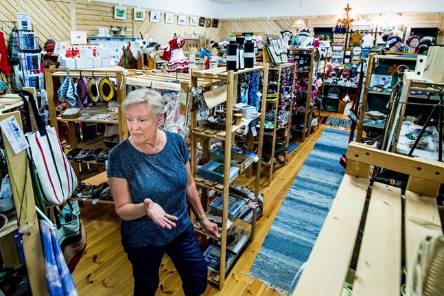 I Sommaröhallen finns hantverksbutik, café, bokhörna och arkiv. – Det här har blivit en ganska betydelsefull plats, en träffpunkt, säger Marléne Ström.