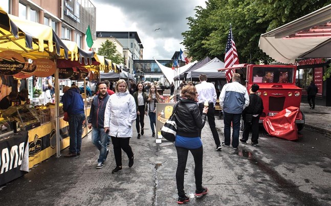 Arkivbild: Street Food Fiesta i Karleby.