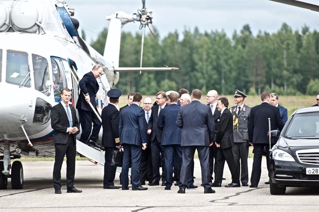 President Vladimir Putin besökte Finland förra veckan.