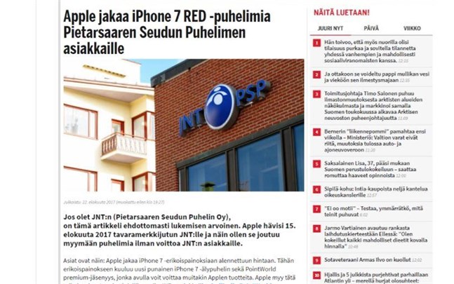 Bluff om att telefonbolag delar ut billiga telefoner.