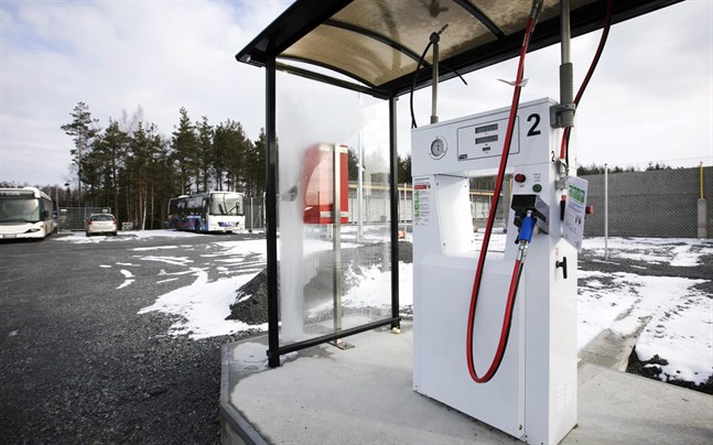 Stormossens första tankningsstation för biogasbilar togs i bruk i maj 2017.