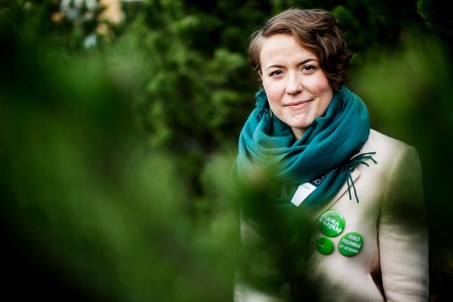 Laura Ala-Kokko andra viceordförande i De Grönas kvinnoorganisation Gröna kvinnor.