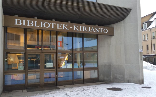 Stadsbiblioteket i Jakobstad.