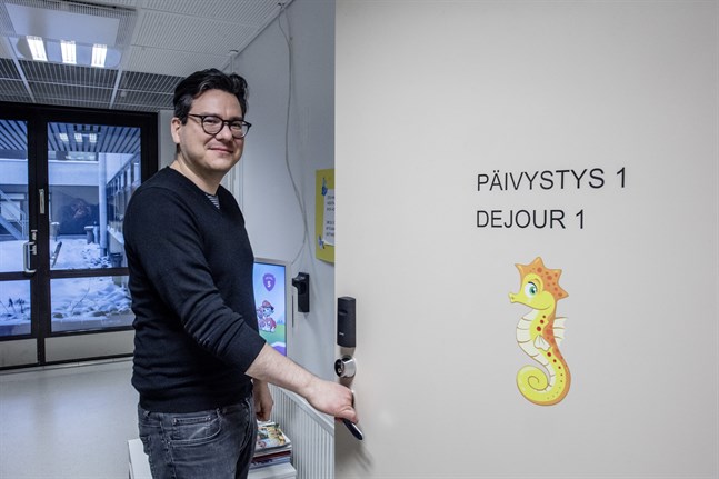 Överläkare Andreas Blanco Sequeiros konstaterar att det funnits dagar när alla sängar på Möcs barnavdelning varit fyllda av små patienter med RS-virus.