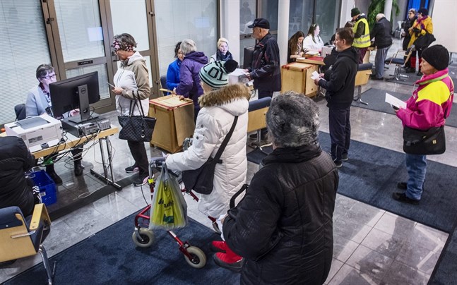 Förhandsröstningen ordnas i bland annat Karleby stadshus och i stadsbiblioteket.