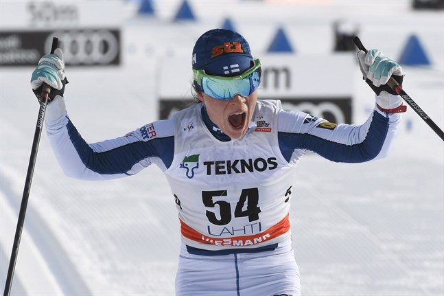 Krista Pärmäkoski fick storstryk på tio kilometer fritt i Finska cupen i Taivalkoski. Hur är hennes form då världscupen inleds?