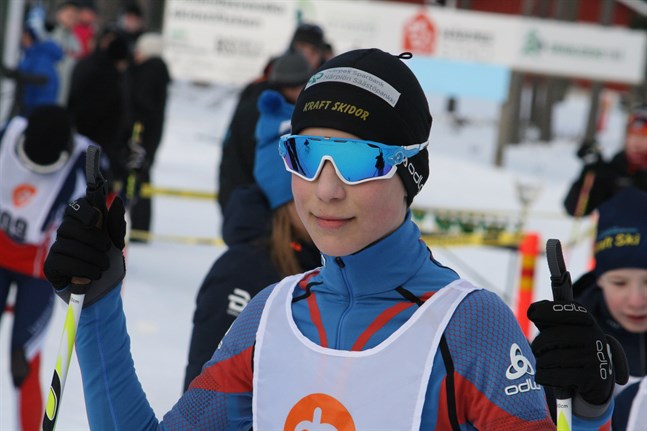 William Rönn, Närpes Kraft Biathlon, tog FM-silver i sprinten i Kontiolax.