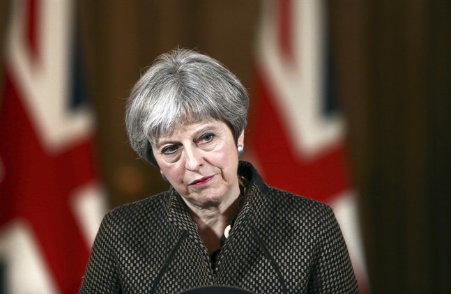 Enligt premiärminister Theresa May deltog Storbritannien i attacken eftersom man ansåg att den var motiverad.