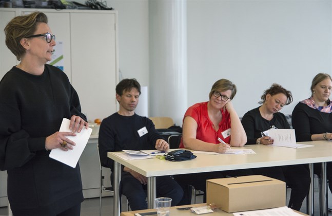 Ann Charlott Hästö föreläste på workshoppen.