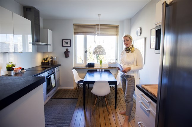 Maarit Lähteenmäki, mäklare, berättar att förra året var ett rekordår för Kiinteistömeklarit.