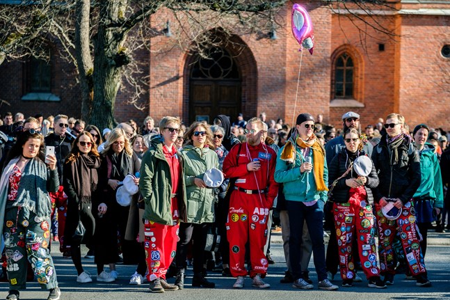 Bilden är tagen i Vasa på valborgsmässoafton 2018.