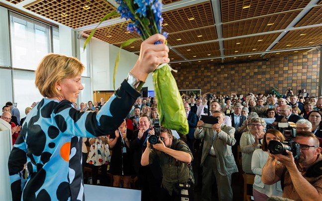 Anna-Maja Henriksson valdes till ordförande för SFP år 2016. Det var första gången en kvinna valdes till den posten.