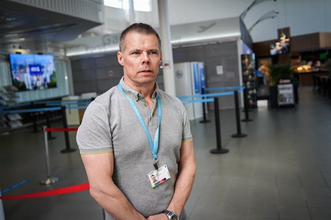 Vasa flygplats chef, Petri Lampi.