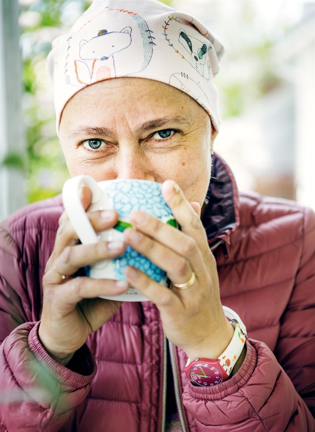 Leena Sahlström fungerade som stödperson för andra med cancer.