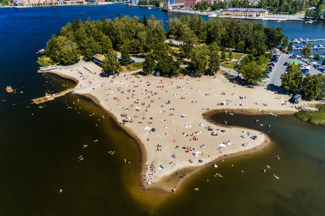 + 30 grader varmt, vad gör Vasaborna förutom hänger på stranden?
