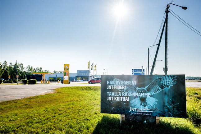 JNT satsar och bygger ut fiber i Österbotten.