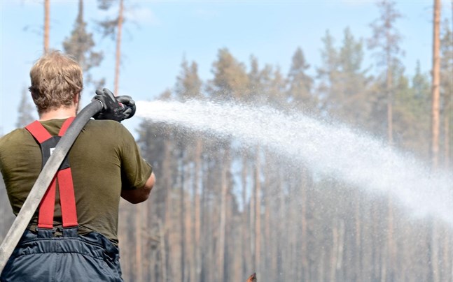 Det råder varning för skogsbrand i Österbotten just nu.