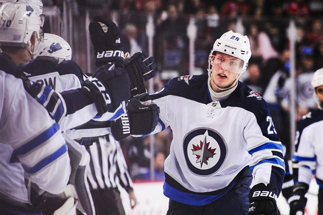 Patrik Laine gjorde säsongens femte mål.