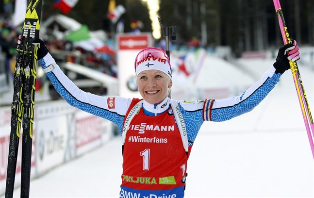 Kaisa Mäkäräinen har gjort sitt.