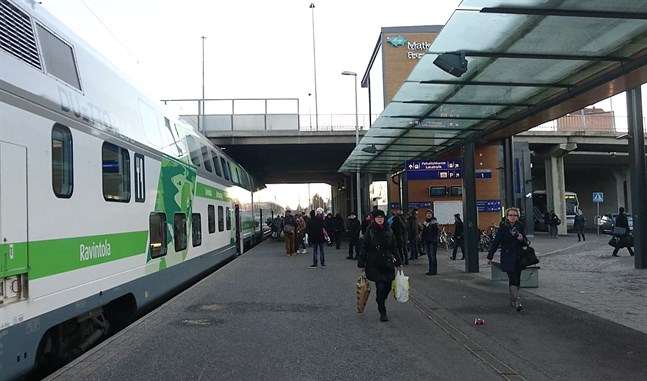 Passagerarmängden på Vasa tågstation har ökat under 2022, enligt VR.