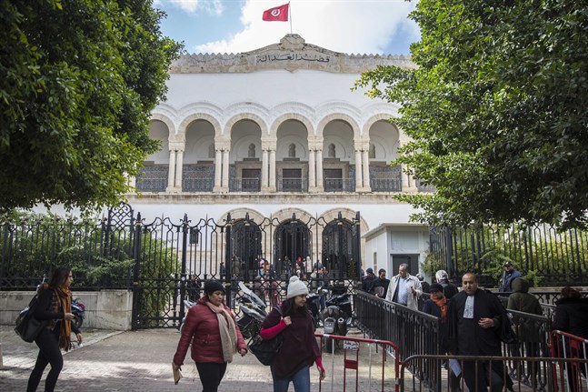 Domstolen i Tunis. Arkivbild.