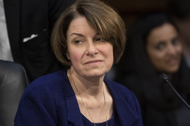 Den amerikanska senatorn Amy Klobuchar från Minnesota vill bli president 2020.