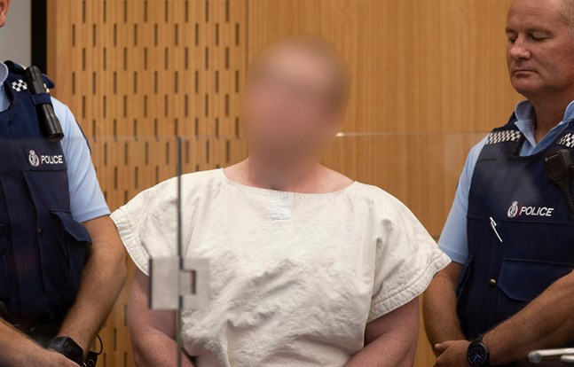 28-årige Brenton Tarrant, som misstänks för terrordådet i Nya Zeeland, framträdde i domstol på lördagsförmiddagen lokal tid.