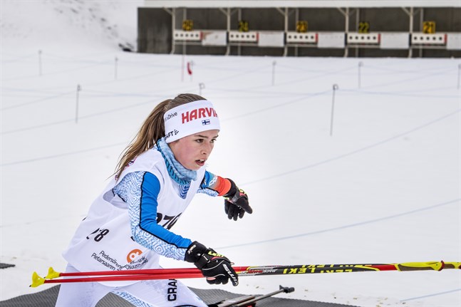 Rebecca Sandnäs från Jakobstad går från klarhet till klarhet i skidskytte.