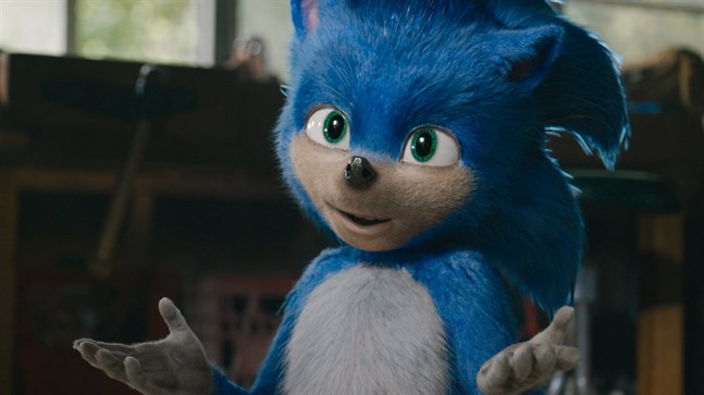 Den animerade igelkotten Sonic. Pressbild.