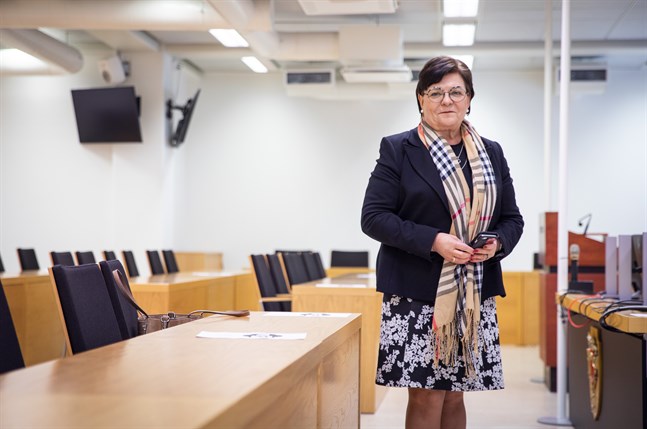 Maria Tolppanen (SDP), stadsstyrelseordförande i Vasa.