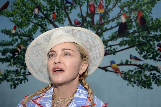 Madonna har anlänt till Tel Aviv för att framträda i Eurovision. Arkivbild.